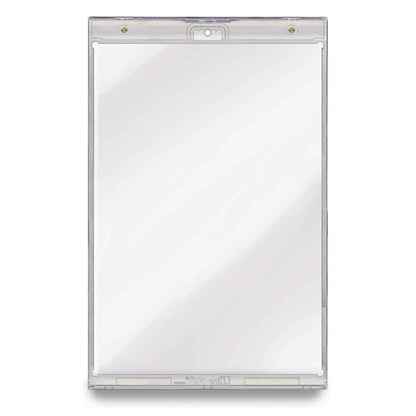 A clear Current Size Comic UV ONE-TOUCH Magnetic Holder. Brand: Ultra Pro, Item: Current Size Comic UV ONE-TOUCH Magnetic Holder.