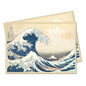 A Japanese woodblock print style Standard DECK PROTECTOR® Sleeves featuring The Great Wave Off Kanagawa. Brand: Ultra PRO, Item: Fine Art The Great Wave Off Kanagawa Standard DECK PROTECTOR® Sleeves (65ct) by Hokusai