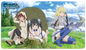 A colorful gaming playmat featuring heroines from Is It Wrong to Try to Pick Up Girls in a Dungeon?. Brand: Ultra PRO, Item: Heroines Standard Gaming Playmat Mousepad.