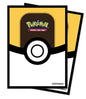 A yellow and white Pokémon Ultra Ball DECK PROTECTOR Sleeves. Brand: Ultra PRO, Item: Pokémon Ultra Ball DECK PROTECTOR® Sleeves (65 ct.)