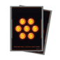 A black and orange Dragon Ball Super Card Game Dragon Balls Standard Size DECK PROTECTOR® Sleeves (65ct). Brand: Ultra PRO, Item: Dragon Balls Standard Size DECK PROTECTOR® Sleeves (65ct) for Dragon Ball Super
