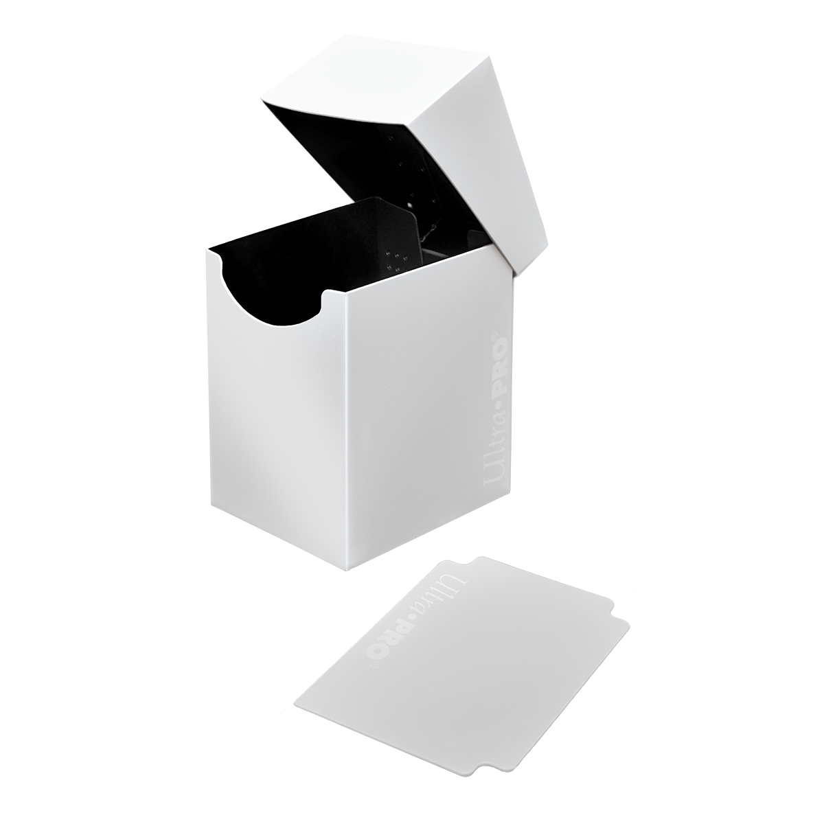 An Arctic White ECLIPSE PRO 100+ DECK BOX. Brand: Ultra-Pro, Item: ECLIPSE PRO 100+ DECK BOX - Arctic White