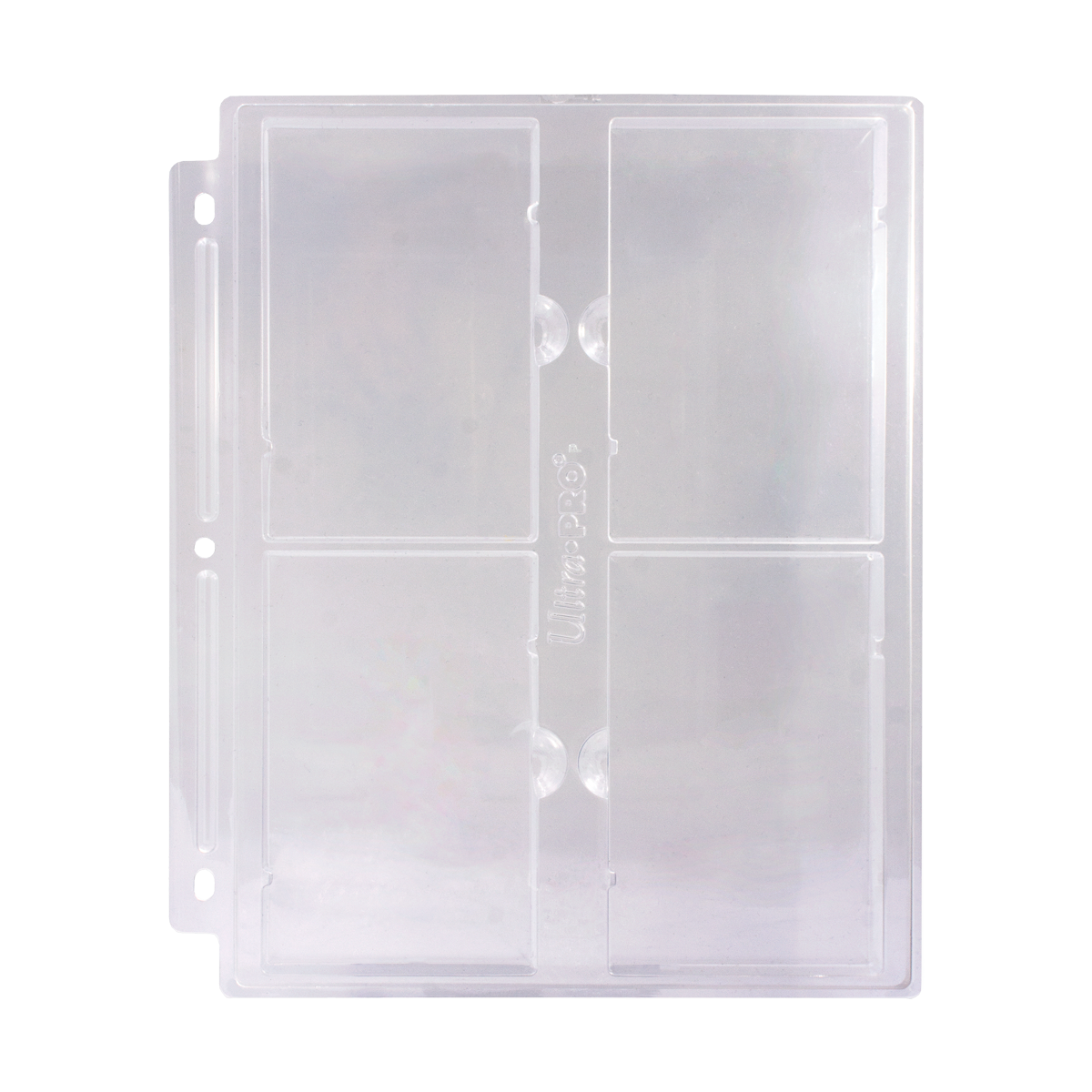 A clear 4-pocket page for graded PSA slabs. Brand: Ultra-Pro.