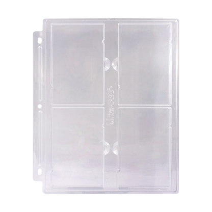 A clear 4-pocket page for graded PSA slabs. Brand: Ultra-Pro.