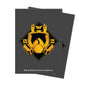 A dark gray Breaking Bad Golden Moth Standard DECK PROTECTOR® Sleeves (100ct) by Ultra PRO.