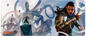 A Magic: The Gathering Battle for Zendikar Key Art Playmat by Ultra PRO.