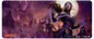 A purple and pink Eldritch Moon Liliana Key Art Playmat. Brand: Ultra PRO, Item: Eldritch Moon Liliana Key Art 6ft Table Playmat for Magic: The Gathering