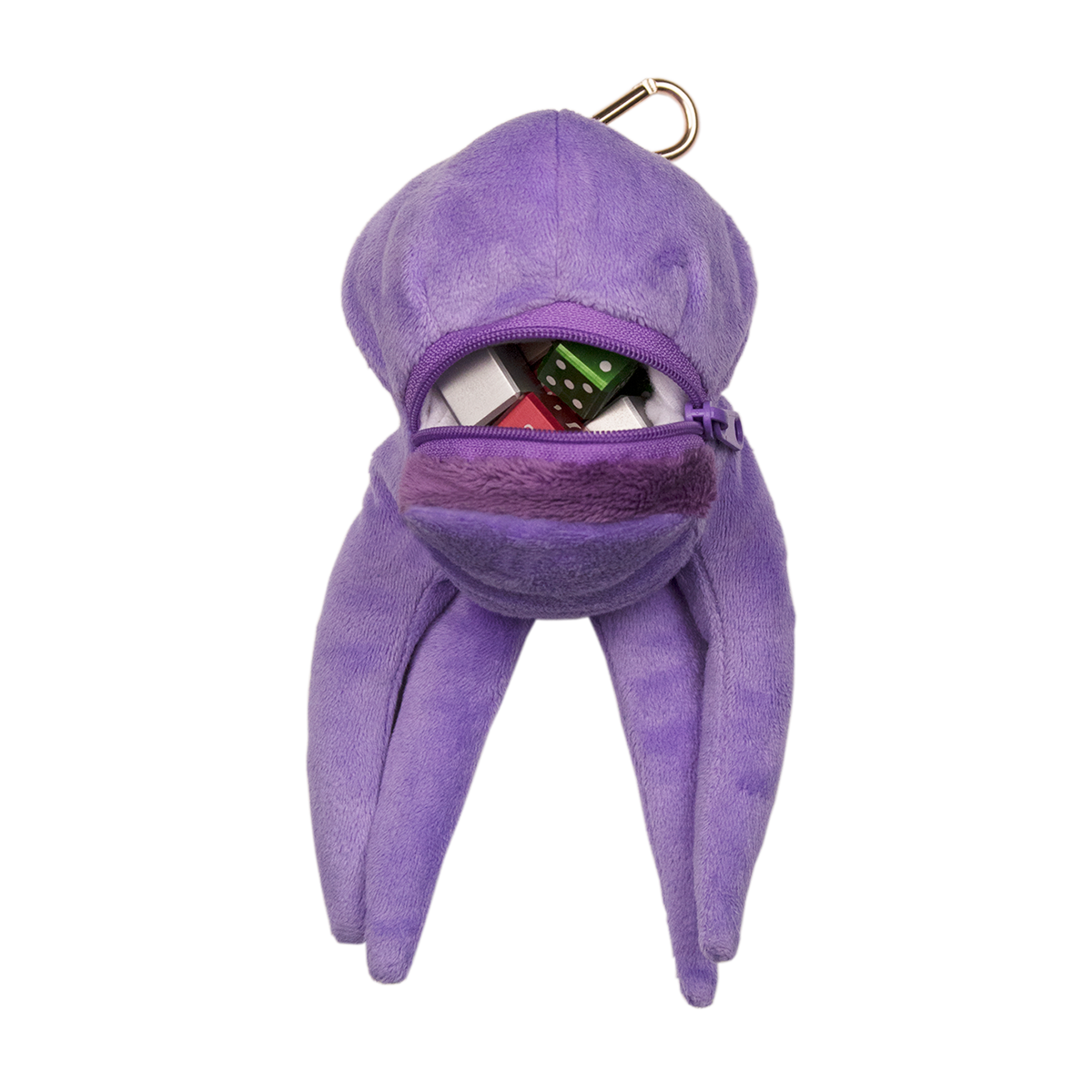 A purple Dungeons & Dragons Mind Flayer Gamer Pouch. Brand: Generic, Item: Dungeons & Dragons Mind Flayer Gamer Pouch.