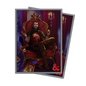 A red and black Count Strahd von Zarovich Standard DECK PROTECTOR® Sleeves (50ct) for Dungeons & Dragons. Brand: Ultra PRO, Item: Count Strahd von Zarovich Standard DECK PROTECTOR® Sleeves (50ct) for Dungeons & Dragons.