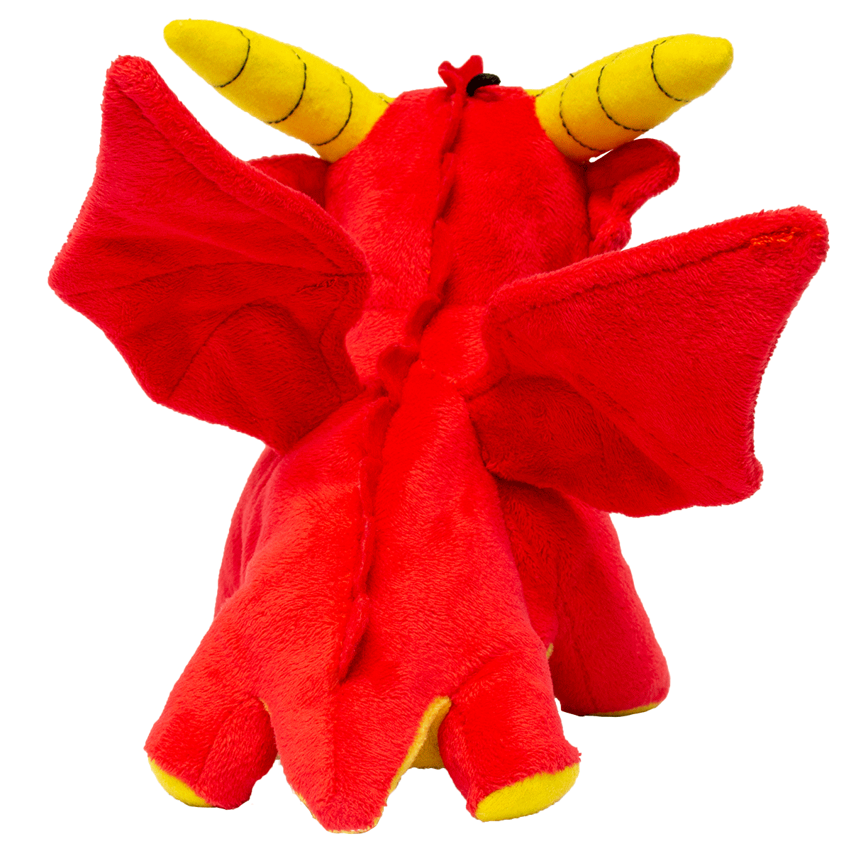 A red plush dragon gamer pouch. Brand: Dungeons & Dragons, Item: Red Dragon Gamer Pouch.