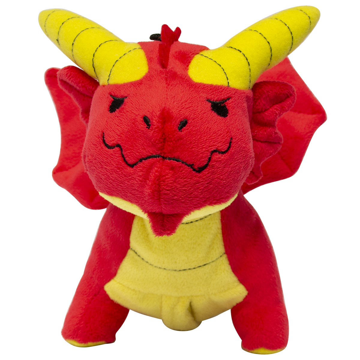 A red plush dragon gamer pouch. Brand: Ultra PRO, Item: Dungeons & Dragons Red Dragon Gamer Pouch.