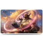 A Magic: The Gathering Okaun, Eye of Chaos gaming playmat by Ultra PRO.