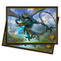 A blue and orange dragon breathing fire, Ultra PRO Elder Dragons: Nicol Bolas, the Ravager Standard DECK PROTECTOR® Sleeves.