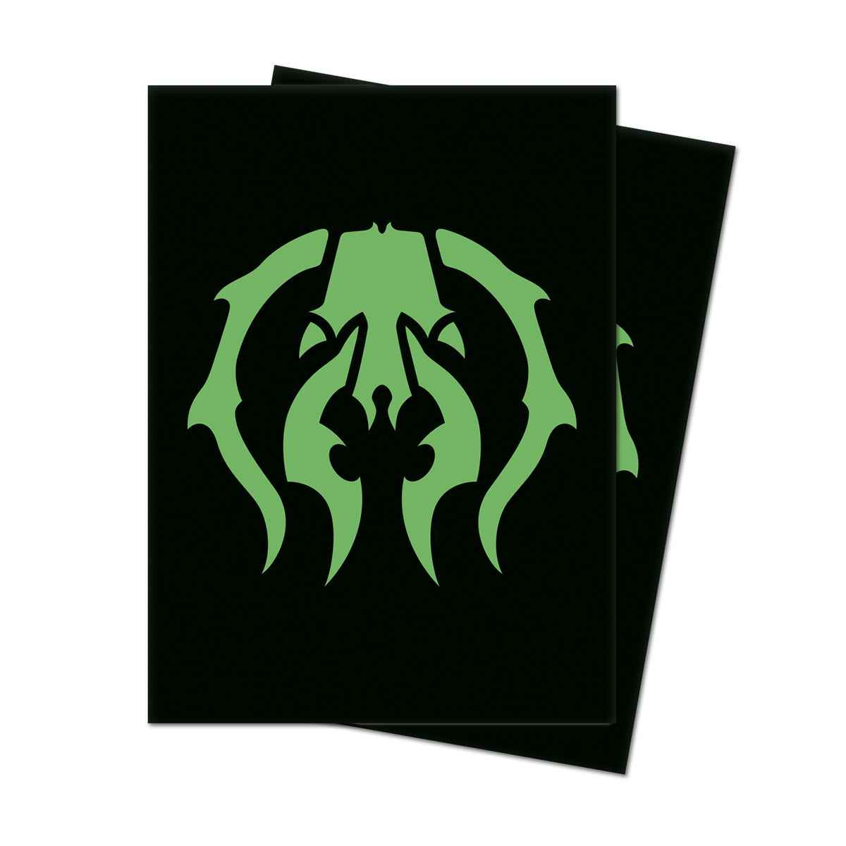 A black and green Golgari Guilds of Ravnica Standard DECK PROTECTOR® Sleeves (100ct) for Magic: The Gathering. Brand: Ultra PRO, Item: Guilds of Ravnica Standard DECK PROTECTOR® Sleeves (100ct) for Magic: The Gathering.