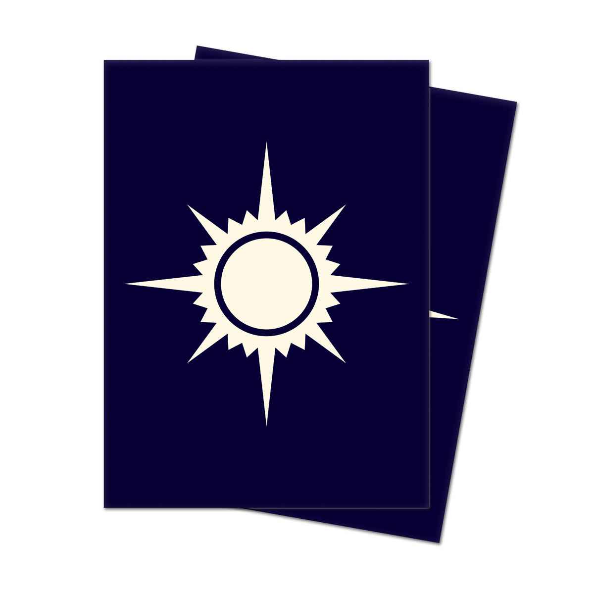 A dark blue Guilds of Ravnica Orzhov Standard DECK PROTECTOR® Sleeves (100ct) by Ultra PRO.