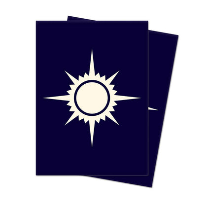 A dark blue Guilds of Ravnica Orzhov Standard DECK PROTECTOR® Sleeves (100ct) by Ultra PRO.