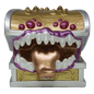 A gold and silver Dungeons & Dragons "Gold Mimic" figurine by Ultra PRO.