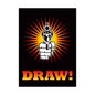 A black and orange "Draw!" themed gun pointing forward, Legion Supplies.