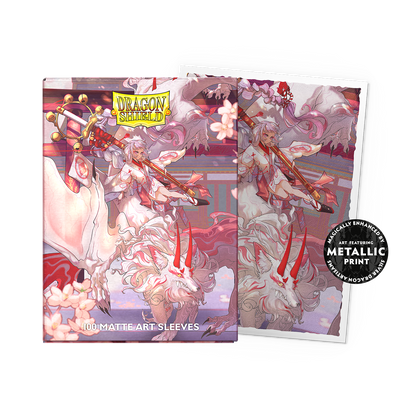 A Matte Art Standard Sleeves. Brand: Dragon Shield (Dev), Item: Demon Hunters.