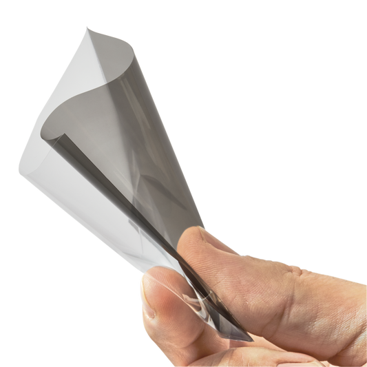 A transparent grey toploading perfect fit sleeve. Brand: nan, Item: Smoke - Toploading Perfect Sized Sleeves.