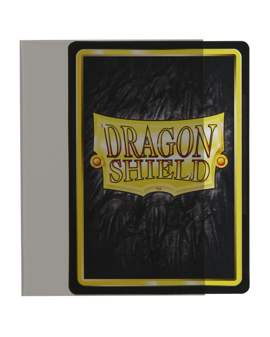A Smoke Sideloading Perfect Fit Sleeve for Standard Size Cards. Brand: Dragon Shield.
