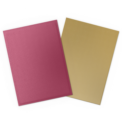 A Pomegranate and Gold Matte Dual Sleeves. Brand: Unknown, Item: Pomegranate & Gold - Matte Dual Sleeves.
