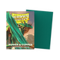 A green Dragon Shield Power & Copper Matte Dual Sleeves.