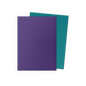 A purple and teal matte dual sleeve set. Brand: Soul & Petrol, Item: Matte Dual Sleeves.