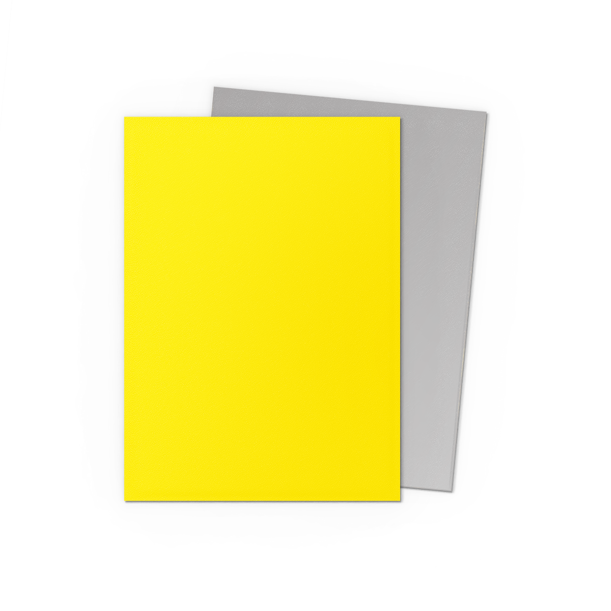 A Yellow and Silver Matte Dual Sleeve. Brand: Not Specified, Item: Yellow & Silver - Matte Dual Sleeves.