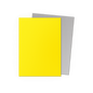 A Yellow and Silver Matte Dual Sleeve. Brand: Not Specified, Item: Yellow & Silver - Matte Dual Sleeves.