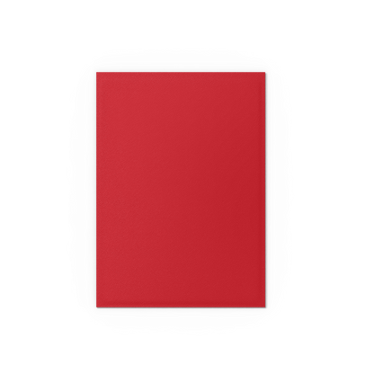 A Red Matte Dual Sleeves. Brand: Unknown, Item: Crimson & Silver - Matte Dual Sleeves.