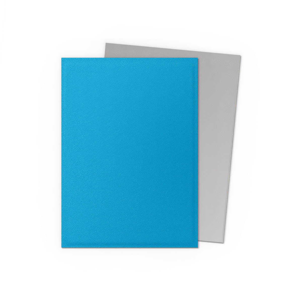 A Sky Blue & Silver Matte Dual Sleeves. Brand: Not Specified, Item: Sky Blue & Silver - Matte Dual Sleeves.
