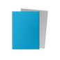 A Sky Blue & Silver Matte Dual Sleeves. Brand: Not Specified, Item: Sky Blue & Silver - Matte Dual Sleeves.
