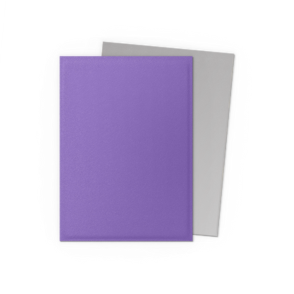 A purple and silver matte dual sleeve set. Brand: nan, Item: Nebula & Silver - Matte Dual Sleeves.