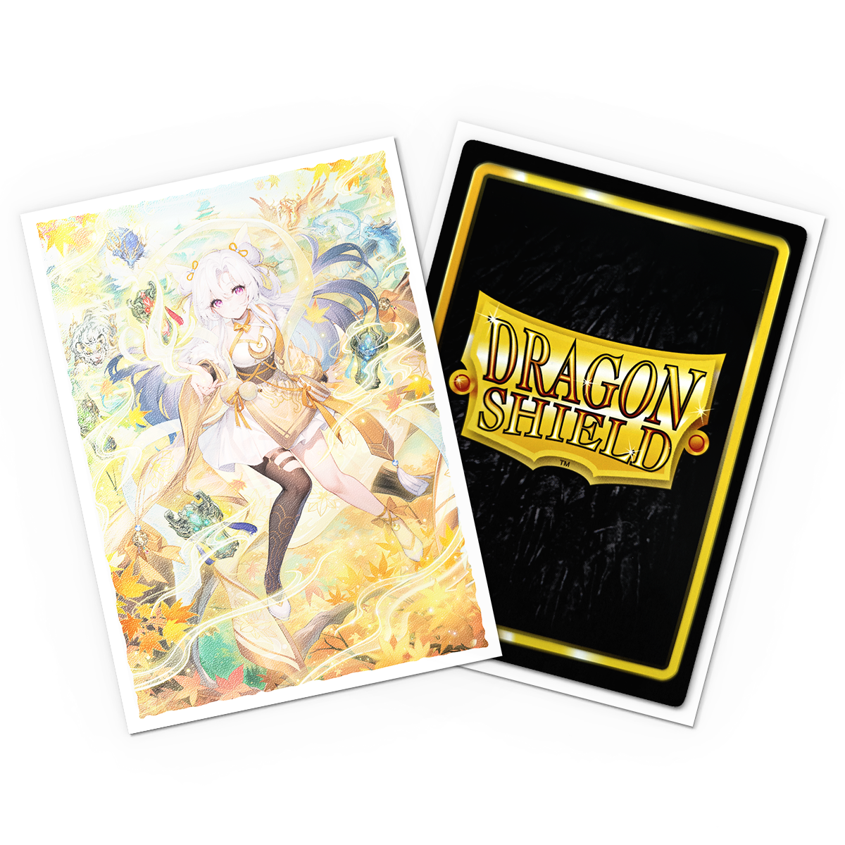 A matte art card sleeve featuring Guo Jia from Heaven's Favored. Brand: Dragon Shield, Item: Grand Archive - Guo Jia: Heaven s Favored - Matte Art Sleeves.