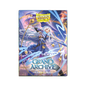 A blue and purple art sleeve featuring Diana, Moonpiercer from Grand Archive. Brand: Dragon Shield, Item: Grand Archive - Diana, Moonpiercer - Matte Dual Art Sleeves.