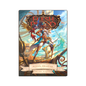 A vibrant illustration of Puffin, Hightail on a ship deck. Brand: Flesh and Blood, Item: Puffin, Hightail - 100 Art Sleeves.