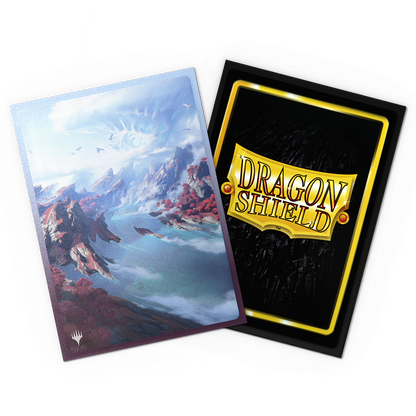 A matte dual art Magic: The Gathering card sleeve featuring the Scalding Tarn artwork. Brand: Dragon Shield, Item: Landfall Series - Scalding Tarn - Matte Dual Art Sleeves.