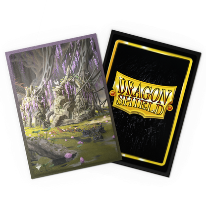 A Matte Dual Art Card Sleeve featuring the Verdant Catacombs artwork. Brand: Dragon Shield, Item: Landfall Series - Verdant Catacombs - Matte Dual Art Sleeves.