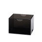 A clear black Strongbox deck box. Brand: Dragon Shield (Dev), Item: Strongbox - Clear Black.