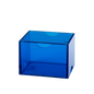 A clear blue deck box. Brand: Dragon Shield (Dev), Item: Strongbox - Clear Blue.