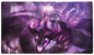 A purple Dragon Shield TCG Playmat featuring the Sakura Ally artwork. Brand: Dragon Shield, Item: Sakura Ally - TCG Playmat.