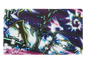 A white dragon chained with dark green metal chains on a purple and blue background. Brand: Dragon Shield, Item: Azokuang - TCG Playmat.