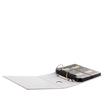 A White 2-Ring Binder. Brand: Sanctuary, Item: Slipcase 2-Ring Binder - White.