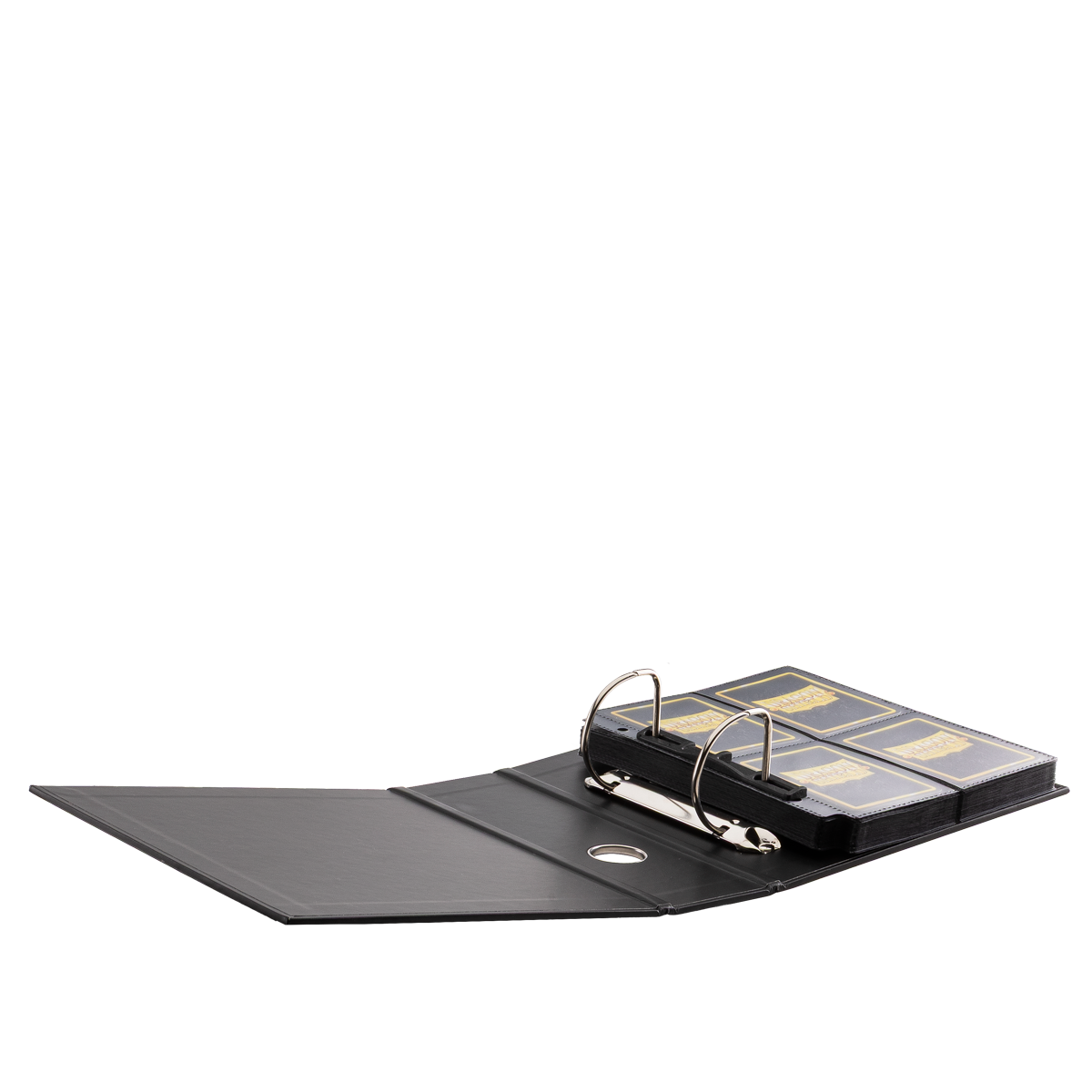 A black 2-ring binder with slipcase. Brand: Sanctuary, Item: Slipcase 2-Ring Binder - Black.