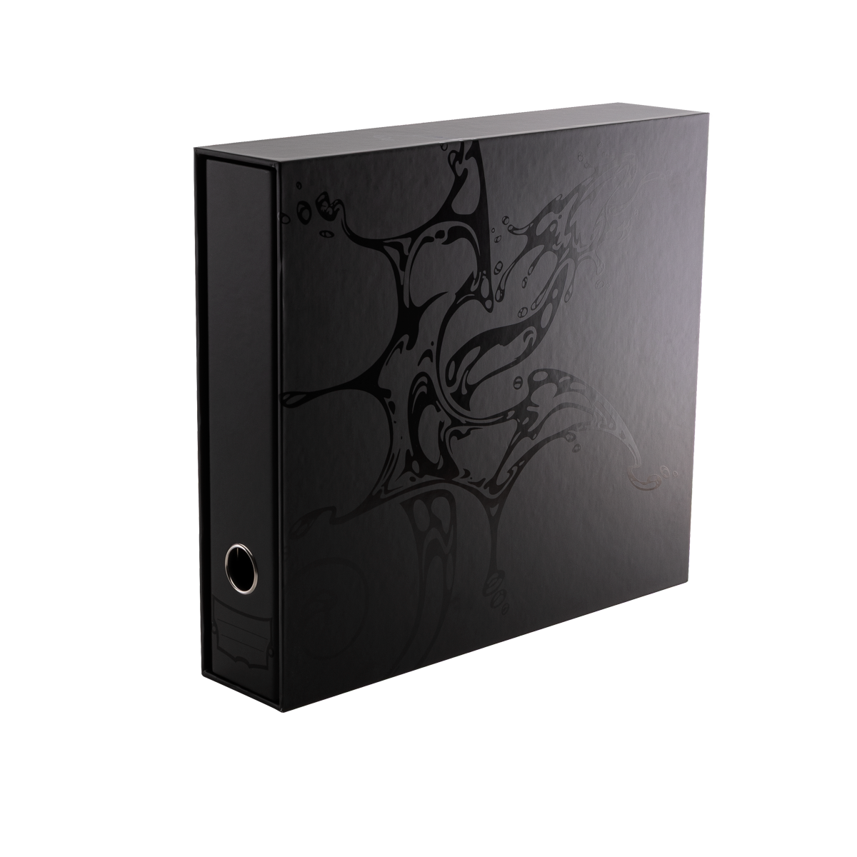 A Black Sanctuary 4-Ring Binder Slipcase. Brand: Dragon Shield, Item: Sanctuary - Slipcase 4-Ring Binder - Black.