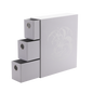A white card storage drawer unit with a dragon design. Brand: Fortress, Item: Card Drawers - White.