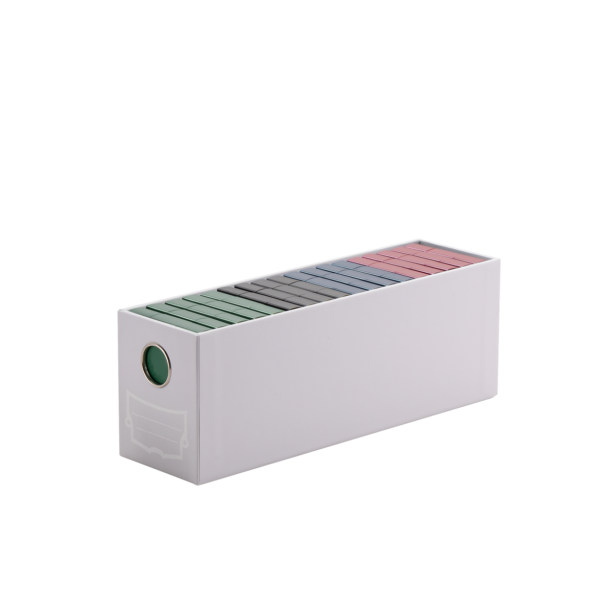A White Fortress Card Drawers. Brand: nan, Item: Fortress Card Drawers - White.