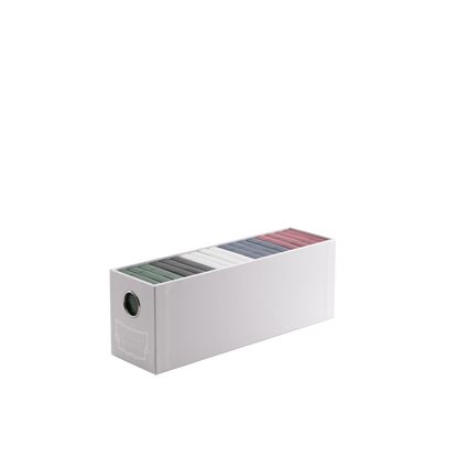 A white 1-Card Drawer. Brand: Fortress, Item: 1-Card Drawer - White.