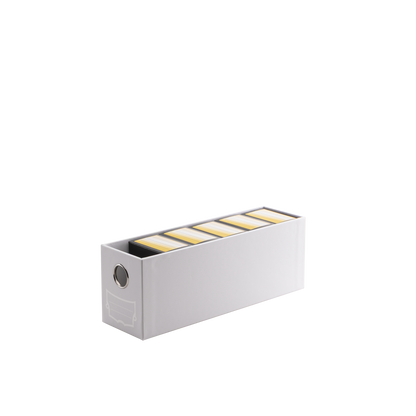 A white 1-Card Drawer. Brand: Fortress, Item: 1-Card Drawer - White.